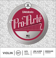 D'Addario Pro Arte Violin String Set 4/4 Medium